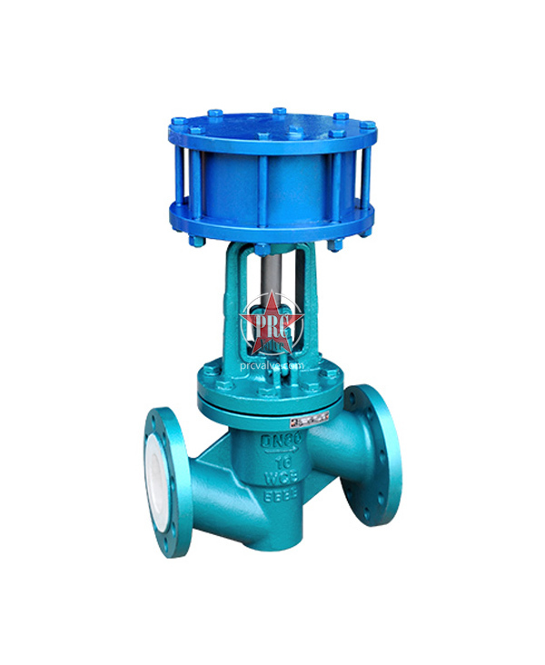 衬氟气动截止阀 强腐蚀介质管道的可靠卫士